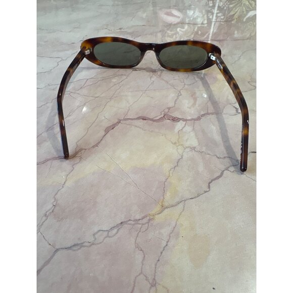 Saint Laurent SL 557 Shade Sunglasses in Medium Havana New Womens Sunnies - Picture 8 of 11